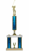 2 Column Sports Golf Trophy GOL018
