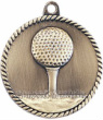 Golf High Relief Medal HR725
