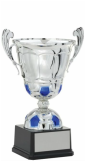 Silver Soccer Metal Cup