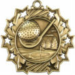 TS406 Golf Ten Star Medal