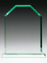 Monarch Jade Glass Trophy Award