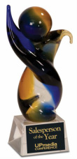 Twisted Body Art Glass AGS12 AGS11