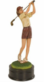 SRN102F Painted Female Golfer