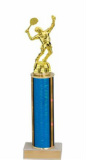 Single Base Male Tennis Player Trophy