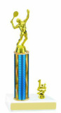 2 hole Marble Base Tennis Trophy