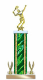 3 hole Marble Base Tennis Trophy