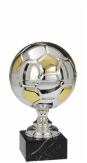 Full Metal Soccer Ball Marble Base Trophy