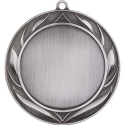HR930S Wreath Silver Color Insert Medal