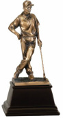 GSN01 Male Golfer Bronze Resin Award