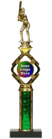 Single Column Baseball Trophy Logo Holder