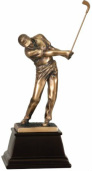 GSN03 Bronze Male Golfer Put Resin Award