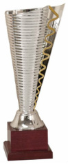 CMC800 Series Silver/Gold Twisted Laced Metal Cup Trophy