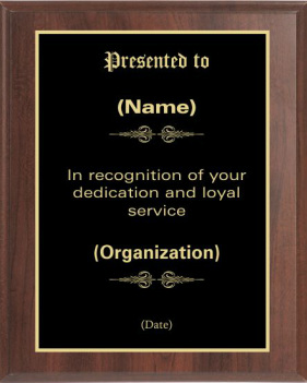 Recognition Award #1
