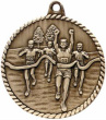 Cross Country High Relief Medal HR780