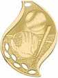 Baseball Flame Sport Medal FM101