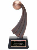 62012-Z Bronze Metallic Finish Golf Award