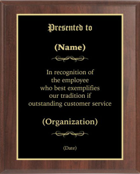 Customer Service Award #1