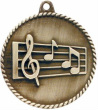 Music High Relief Medal HR785