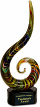 AGS23 Color Swoop Art Glass Award