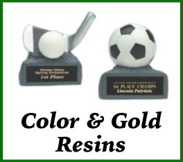 Color & Gold Resin Awards