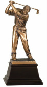 GSN04 Bronze Male Golfer Resin Award
