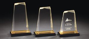 Gold Gem Reflections Acrylic Award