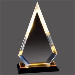 Gold Impress Reflection Arrowhead Acrylic Award