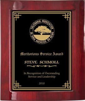 Eclipse Rosewood Piano Finish Plaque Corporate Award