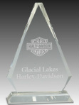 Clear Crystal Triangle Award CRY69