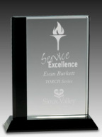 Black Edge Crystal Award CRY034