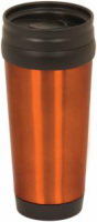 LTM015 Gloss Orange Insulated Travel Mug No Handle