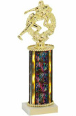 Sports football award trophy