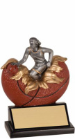 Xploding Basketball Female Resin Figure Award