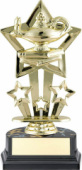 Open Star Lamp of Knowledge Trophy