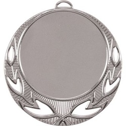 HR933S Silver Open Wreath Insert Holder Medal