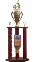 Baseball 3 column trophy