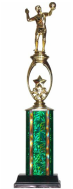 Volleyball Trophy Single Column