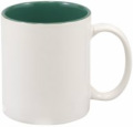 SM11GN 2 Tone Green Sublimatable Mug