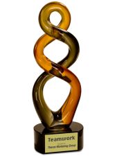 AGS21 Brown Twist Art Glass Award