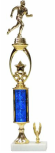 Tall Blue Trophy