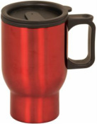 LTM002 Gloss Red Travel Insulated Mug engraved