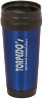 LTM013 Gloss Blue Insulated Travel Mug No Handle