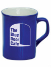 Blue Round Corner Lesarable Ceramic Mug