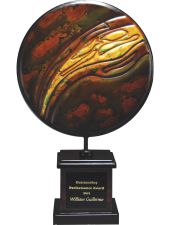 Round Metal Glass Award DTGL1