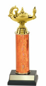 Lamp of Knowledge Cosmic Traditional Trophy