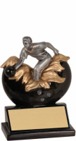 Xploding Male  Bowling Resin Figure Award XP104
