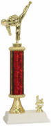 Red 2 hole Kicker Trophy