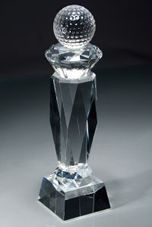 Glass Golf Ball Award CRY43