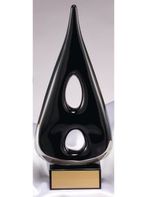 CLSC14 Black Arrow Art Glass Sculpture Award